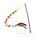 snake cat stick plastic pole cat teaser